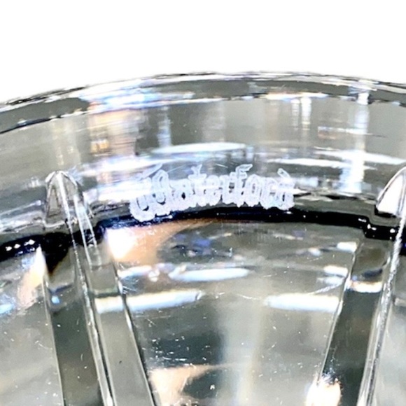 Vtg waterford crystal wine bottle coaster - Picture 2 of 4